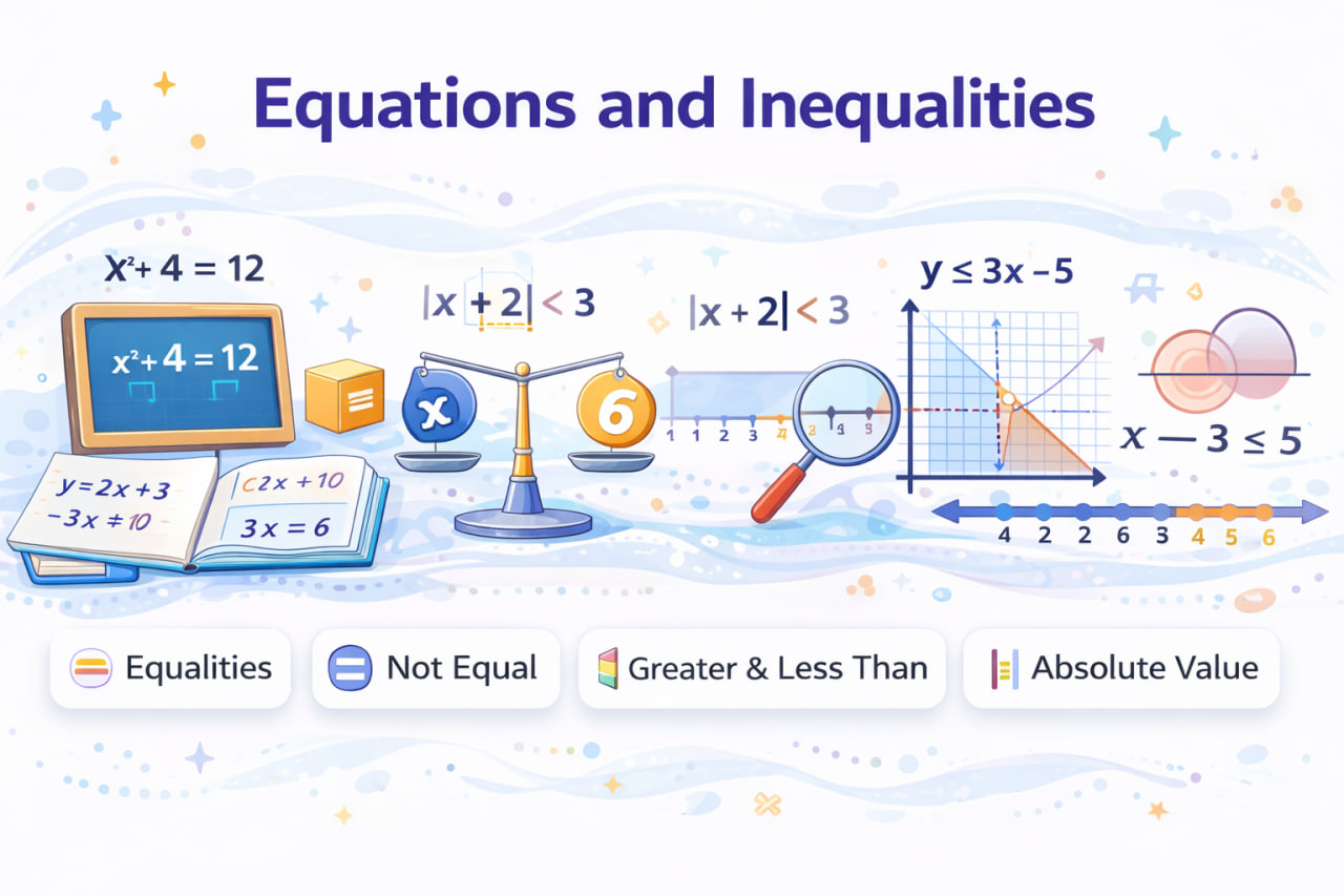 Equations and inequalities lesson